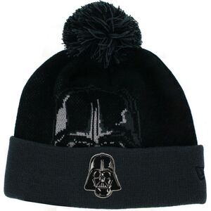 Star Wars Darth Vader Woven Biggie Knit Hat with Pom